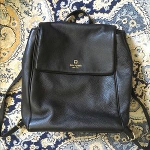 Kate spade leather backpack